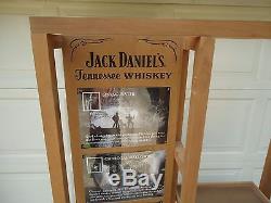 100% original authentic Jack Daniels whiskey wood store display stand case