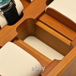 10 Grids Wood Jewelry Organizer Box Watch Holder Storage Case Watch Display Box