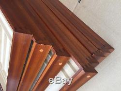 10 Quality Woodengrooved Wrist Watch Case Presentation Display Tray Shop Storage