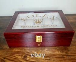 10 grid Rolex Presidential (Ltd Edition) Watch Display Case / Box
