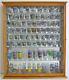 110 Shot Glass Display Case Wall Cabinet With Door, Mirrored Back. Sc09-oa