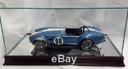 112 Scale Glass and Wood Mirrored Display Case for Scale Diecast Model Cars