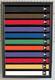 11 Row Martial Arts Belt Display Case With Dust-proof Door