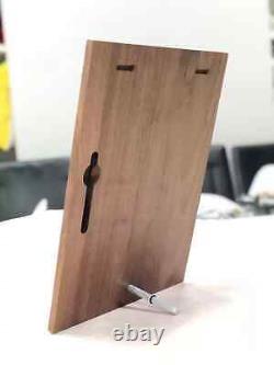 12 Grids Walnut Wood Display Frame Board Storage Panel Case for Zippo Lighters