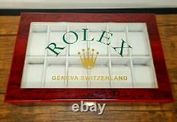 12 grid Rolex Presidential Ltd Edition Watch Display Case / Box