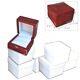 12pc Ring Gift Boxes Red Wood Ring Gift Box Engagement Ring Box Highest Quality