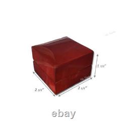 12pc Ring Gift Boxes Red Wood Ring Gift Box Engagement Ring Box Highest Quality