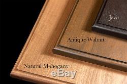 12x10 LED Lighted Display Case for Collectibles, Specimens, etc. Wood & Glass