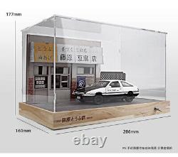 132&128 Initial D Fujiwara Tofu Shop LED Scene Display background Case & Base
