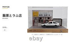 132&128 Initial D Fujiwara Tofu Shop LED Scene Display background Case & Base