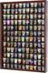 144 Shot Glass Display Case With Uv Protection And Removable Shelves, Cherry Fin