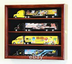 164 Scale Hot Wheels Semi Big Rig Trailer Truck Display Case Cabinet Holds 4