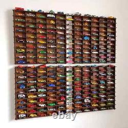 164 Toy Car Wall Shelf, Hotwheels, Matchbox Compatible Display Case for 200 Cars