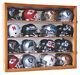 16 Riddell Mini Helmet Helmets Display Case Cabinet Wall Rack Nfl Football
