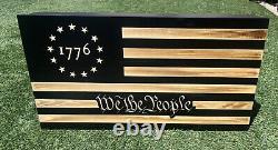 1776 We The People Trap Door Concealment Gun Case RFID Lock Wall Decor