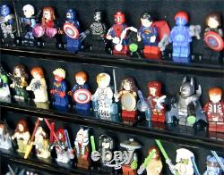 180 Display Case For Small Lego Mini Figures Figurines Minifigures Cabinet Wall
