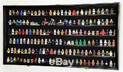 180 Lego Men / Legos / Mini Figures Minifigures /Display Case Cabinet Lockable
