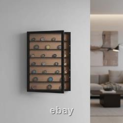 18x24 Shadow Box Display Case with Movable Shelves for Miniatures and Figurines