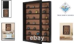 18x24 Shadow Box Display Case with Movable Shelves for Miniatures and Figurines