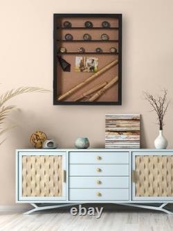 18x24 Shadow Box Display Case with Movable Shelves for Miniatures and Figurines