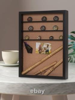 18x24 Shadow Box Display Case with Movable Shelves for Miniatures and Figurines