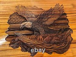 1911 Pistol Display Case Eagle Engraved Customize Your Own Interior and Color