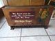 1940's Old Style Lager Beer Sign Display And Cigarette Pack Wood Case