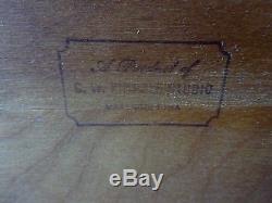 1940's Old Style Lager Beer Sign Display and Cigarette Pack Wood Case