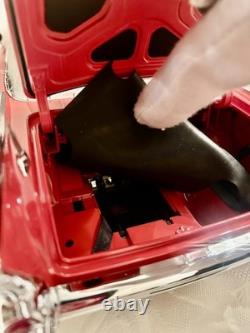 1957 Chevrolet Bel Air Convertible Danbury Mint withBox, Wood Plaque Display Case