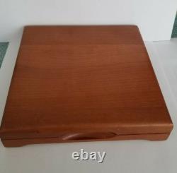 1970's Silver Israel- 4 Medals Set of. 935 Sterling Silver in Wood Display Case