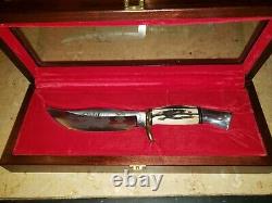 1984 Westmark Western Coleman USA 701 Genuine Stag Hunting Bowie Knife 1 of 2000