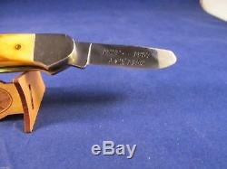 1988 Case XX 5294 Gunboat Canoe Stag Knife Mint In Wood Display Case SN 1101