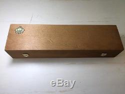 1988 PUMA 12 6500 Cougar Knife by HEHN Leather Sheath, Wood Display Case MINT