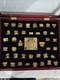 1998 Nascar Winston Cup Pin Collection Cherry Wood Display Case