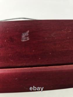 1998 Nascar Winston Cup Pin Collection Cherry Wood Display Case