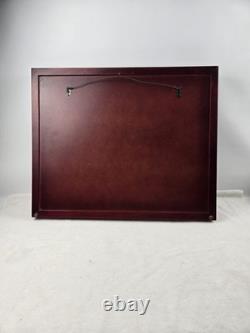 1998 Nascar Winston Cup Pin Collection Cherry Wood Display Case