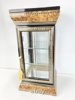 19.5 Horchow Creazioni Vitrine Italian Wood Display Case Rococo Style Cabinet