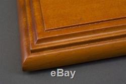 1/18 Display case, Mahogany wood colour base Hand made, scratch resistant acryli