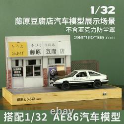 1/32 Scale Initial D Fujiwara Tofu Shop Scene LED Display Case Dust-proof Case