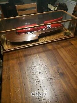 1/8 Ferrari Arno XI Mini Speed Boat & Wood Display Case