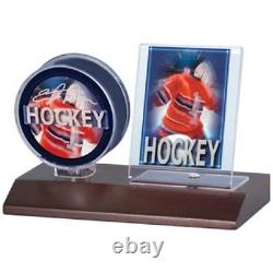 1 case of 36 Ultra Pro Wood Base Hockey Puck & Card Holder Display Cases