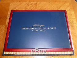 2007 2016 S COMPLETE Presidential Dollar PROOF Set Beautiful Wood Display Case