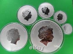2016 Australia Year of the Monkey Set in Beautiful Wood Display case Ebay Bux