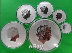 2016 Australian Year of the Monkey Set in Beautiful Wood Display case
