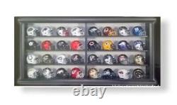 2020 Riddell Pocket Pro NFL American Football 32 Helmets In Wood Display Case