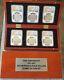 2021 Morgan & Peace Ngc Ms70 First Release (6) Coin Set Ogp & Wood Display Case