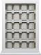 20-piece White Wood Watch Display Case & Organizer For Oversized Watches