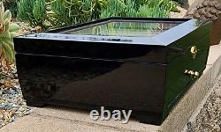 20 Slot 2 Layer Wood Pen Storage Display Case Black NEW! (CLOSEOUT 50% OFF)