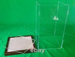 21 X 21 X 27 Display Case for Hot Toy Figures 1/6 Scale, Statue, Doll, LED Light