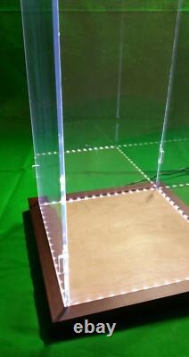 21 X 21 X 27 Display Case for Hot Toy Figures 1/6 Scale, Statue, Doll, LED Light